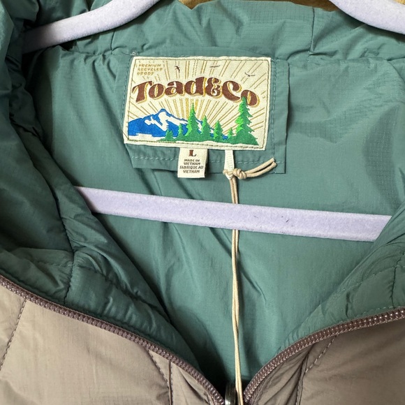 Toad and Co Nomader Womens Reversible Puffer Parka-Silverpine & Mushroom Jacket - Picture 2 of 12